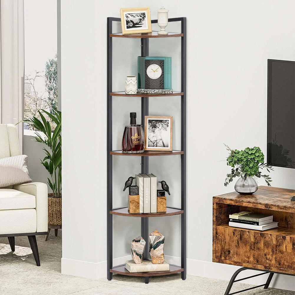 Five tier 2024 corner shelf
