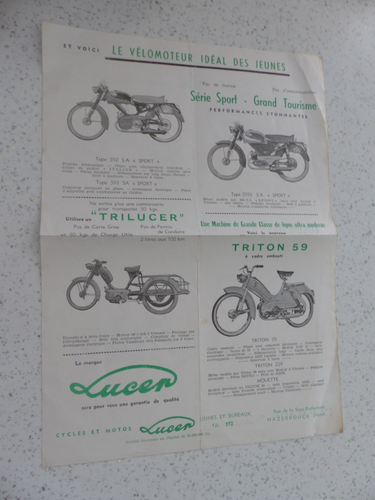 PEUGEOT 103 Z de 1985 Prospectus Catalogue Brochure Moto EUR 14,00