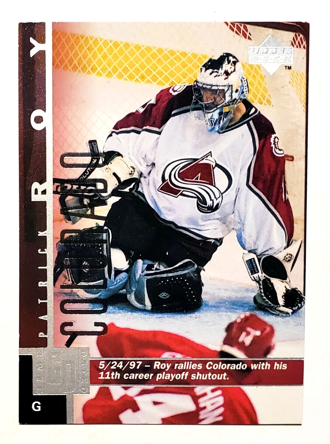 Patrick Roy 97/98 Upper Deck Hockey Card #43 Trading Card