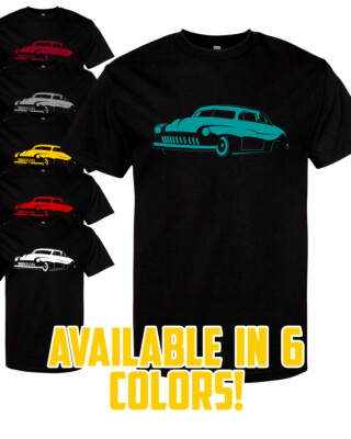 1949 MERCURY LEAD SLED COUPE T-Shirt Multi Colors S-XL FREE S&H! Hot Rod