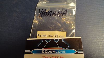 Yamaha 90149-06113-00 hex flange screw 1997 Yamaha Y-ZINGER
