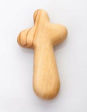 Bethlehem Olive Wood Clinging Healing Comfort Cross Small 2.5"