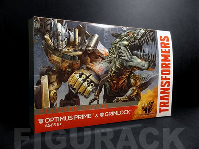 Transformers AOE Voyager Class Optimus Prime Grimlock 2 Pack Set (Platinum Ed)