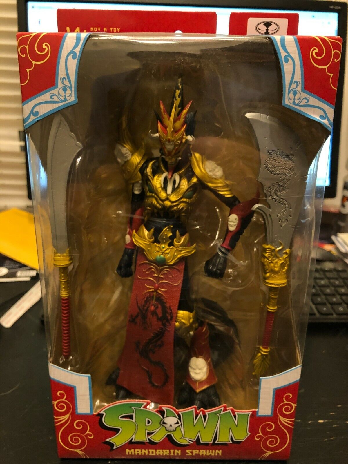McFarlane Toys Mandarin Spawn Red Outfit 7-Inch Action Figure NIB on eBay