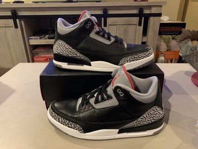 Jordan 3 Retro Black Cement 2018 Sz. 12 