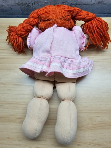 CABBAGE PATCH KIDS CAPELLI ROSSI CON TRECCE - BAMBOLA BAMBINA OCCHI BLU - 1978,1982 - Foto 3 di 6