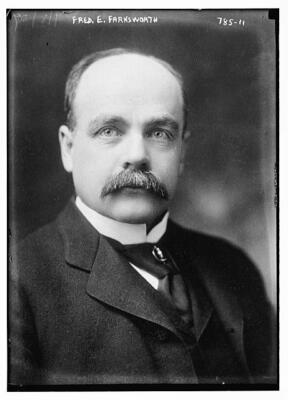 Fred. E. Fransworth c1900 Large Old Photo
