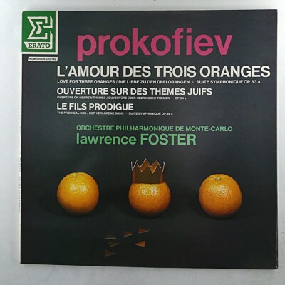 Lp Prokofiev L'amour Des Trois Oranges O. Philharmonique De Monte-Carlo,  Foster
