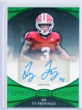 2022 Sage Aspire TY FRYFOGLE Green AUTO Autograph RC Rookie Indiana 1/5 1/1