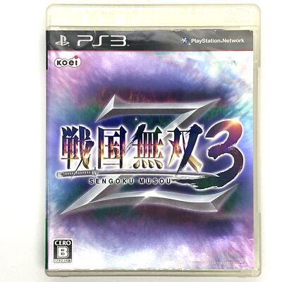 Sengoku Musou 3 Z Samurai Warriors 2011 Sony PlayStation PS3 Koei Tecmo Japan...