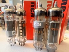4 - 6360 RCA 1970s HiFi Ham CB Radio Amp Vintage Vacuum Tubes NOS
