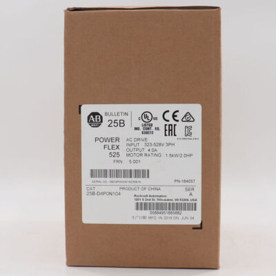 Allen-Bradley 25B-D4P0N104 PowerFlex 525 2 HP AC Drive for sale