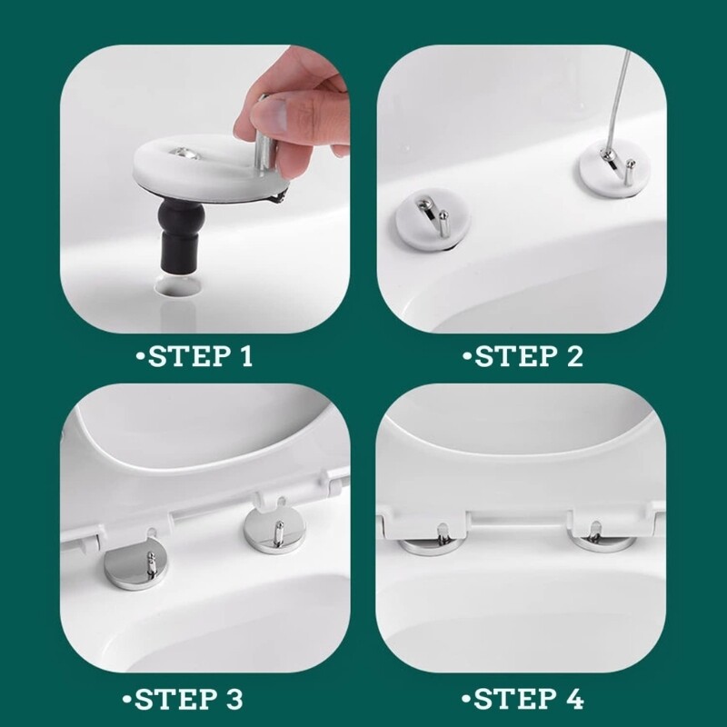 Quick Release Toilet Fixings Replacement Universal Toilet Top Fitting eBay