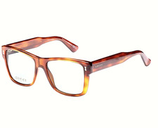 BRAND NEW GUCCI GG1149/S 05697 BROWN AUTHENTIC RX EYEGLASSES 55-17-145 MM ITALY