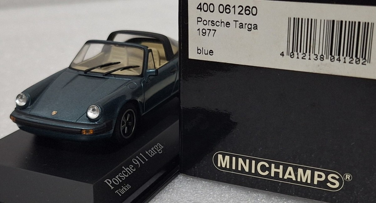 Porsche 911 Targa 1977 Turquoise Blue 1:43 Minichamps Porsche 911 Targa 1977 Turquoise Blue 1:43 Minichamps