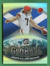 JAMIE GILLAN 2021 OPTIC FOOTBALL GLOBALL INSERT PRIZM CLEVELAND BROWNS