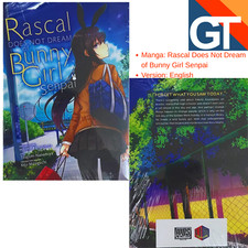 Rascal Does Not Dream of Bunny Girl Senpai Manga Vol 1 SET SCIOLTO versione inglese