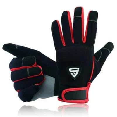 SWIFT WEAR Safety Work Gloves Heavy duty Hand Protection Mechanic Gardening Builders Cut UK