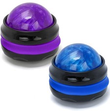 2 Pcs Manual Massager Ball Roller Handheld Self Massage Therapy Full Body Tool