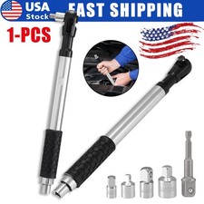 1/2" Offset Extension Wrench Impact Ratchet Extender for Electric Drill 3/8" 1/4