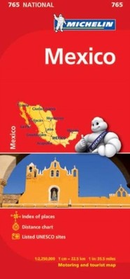 Mexico - Michelin National Map 765 by Michelin (Sheet map, folded)