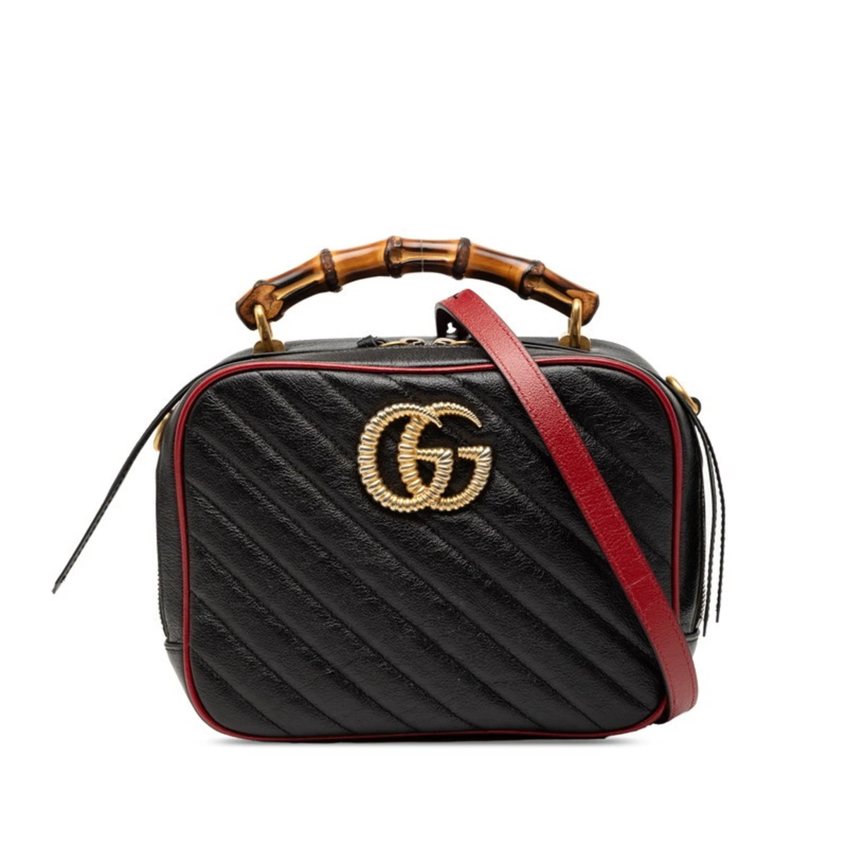 グッチ サテン メタル バンブー 2WAY パーティーバッグ GUCCI - グッチ サテン メタル バンブー 2WAY パーティーバッグ の通販
