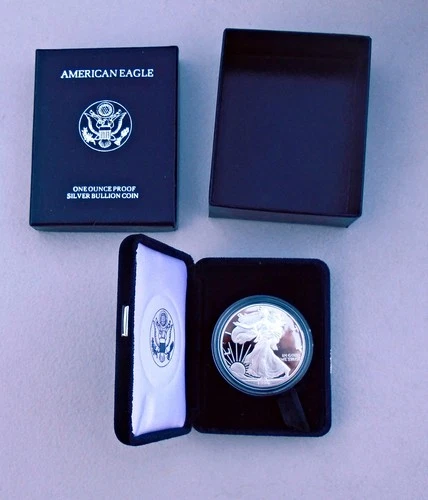 KEY DATE!! 1996-P American Eagle 1oz .999 Silver Eagle Proof One Dollar Coin