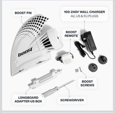 Boost Surfing Electric Surf Fin - White for sale online | eBay