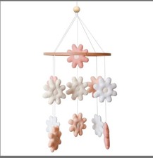 Baby Mobile For Crib - Handmade Flower Nursery Mobile For Girls - Crib D cor