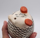 Acoma Owl Figure Mary Ann Hampton Polychrome Detailed 6" H Repair on Base — photo 10