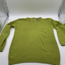 Forenza Vintage Zip Up Back Lambswool Sweater Retro