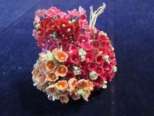 Vintage Millinery Flower Lot Forget Me Not Collection Pink Shades H5368