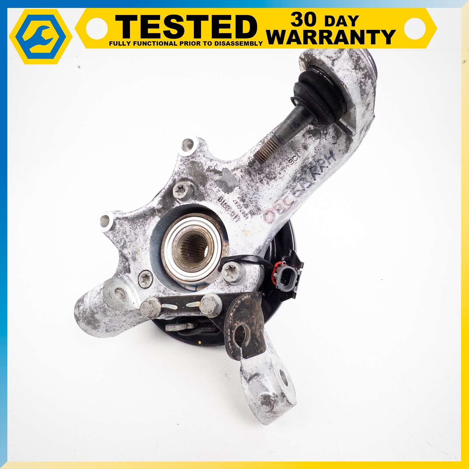 05-13 CHEVROLET CORVETTE C6 XLR FRONT RIGHT SIDE SPINDLE KNUCKLE HUB OEM