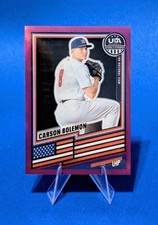 🔥Carson Bolemon /199 -2026 Panini Stars & Stripes Prizm #61 18U