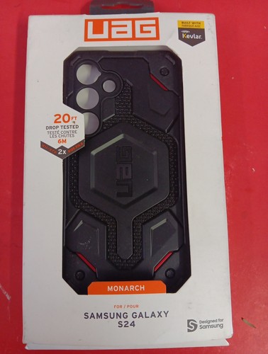 Funda para teléfono UAG Samsung Galaxy S24 negra monarca nueva en caja envío gratuito B71