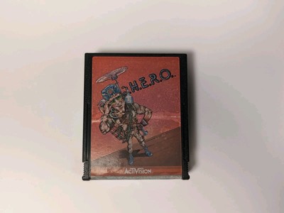 Atari 2600 Hero H.E.R.O.  Hero Rare Video Game Vintage Classic Rare Activision
