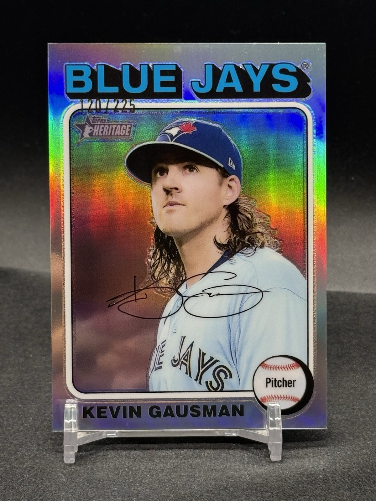 2024 Topps Heritage High Number Kevin Gausman Chrome Refractor 225 #303