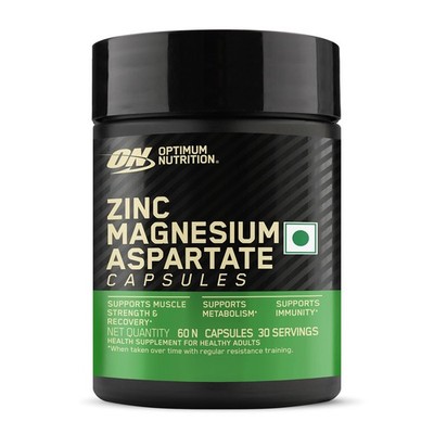 Optimum Nutrition ZMA | Zinc, Magnesium, B6 | 60 Caps