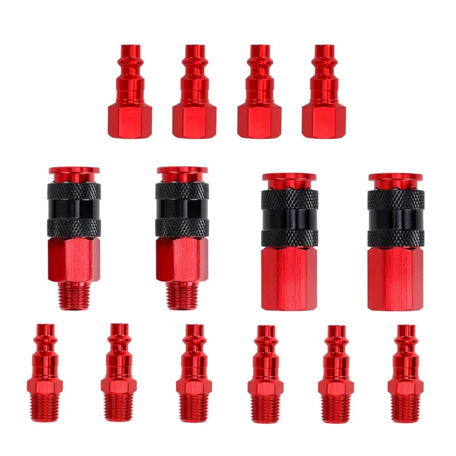 Air Hose Fittings 1/4" NPT Quick Connect Designed for professional and home use