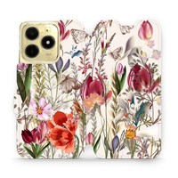 HandyhüLle Mit Klappe FüR Realme C61 Mobiwear Case Cover Etui HüLle Blumenstrauß