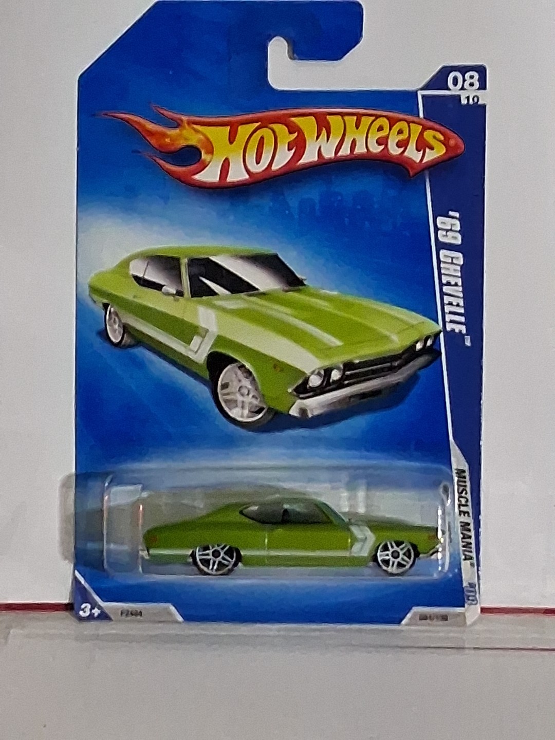HOT WHEELS 2009 MUSCLE MANIA SERIES 69 CHEVELLE SS 396 VHTF B4