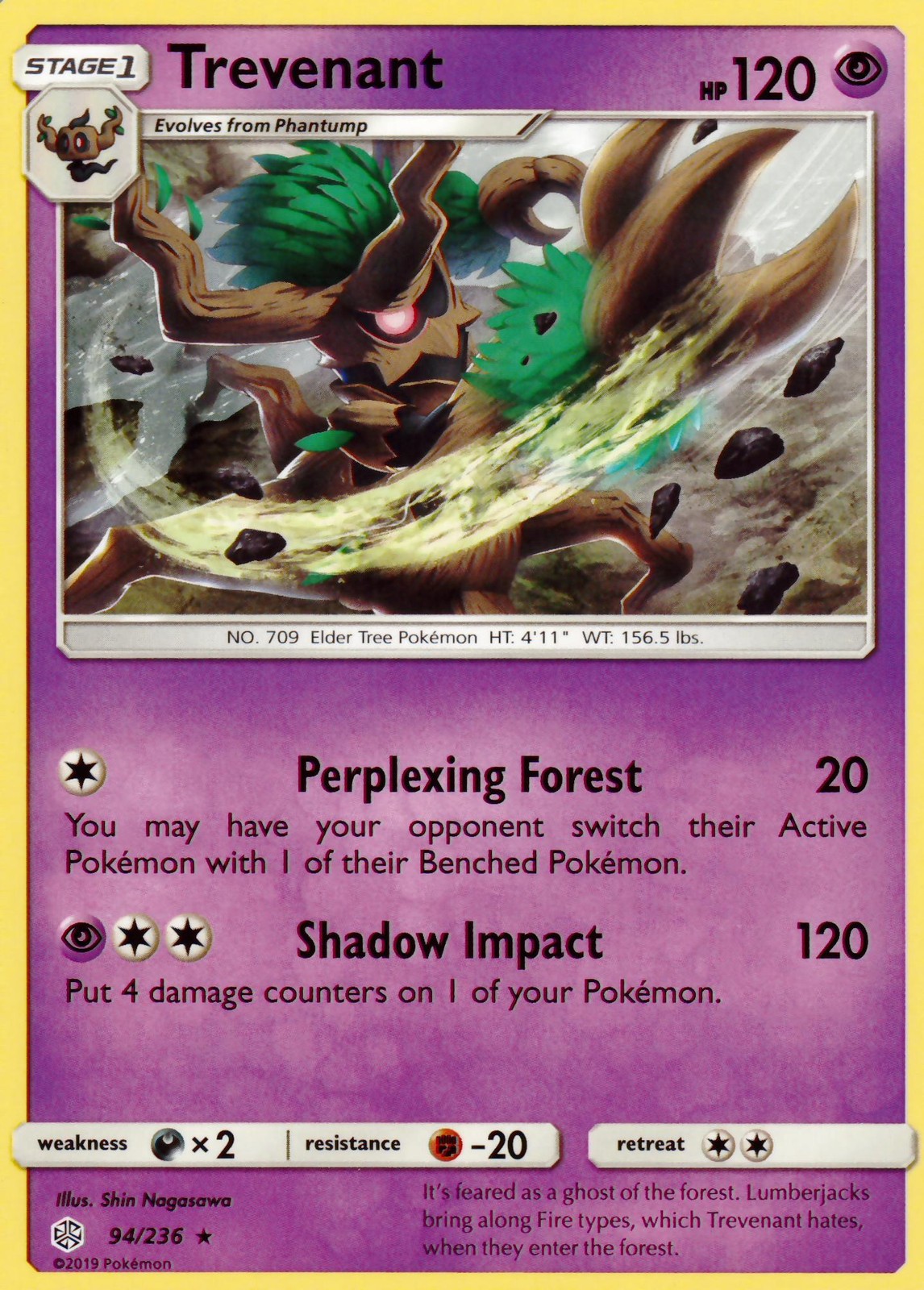 SM - Cosmic Eclipse #94/236 Trevenant