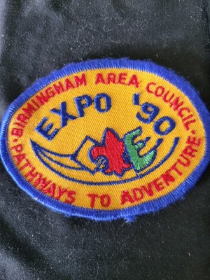 Birmingham Area Council Expo'90 Pathways To Adventure Boyscout Patch Aufnäher