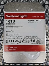 Western Digital Red Pro 16TB Hard Drive 7200RPM 3.5" SATA III 512MB Cache - Used