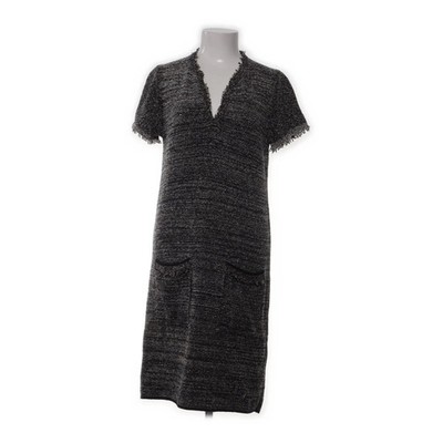 Massimo Dutti, Kleid, Größe: L, 6529, Grau/Weiß #y4h