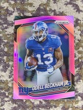 Odell Beckham Jr 2025 Panini Prizm Pink Refractor