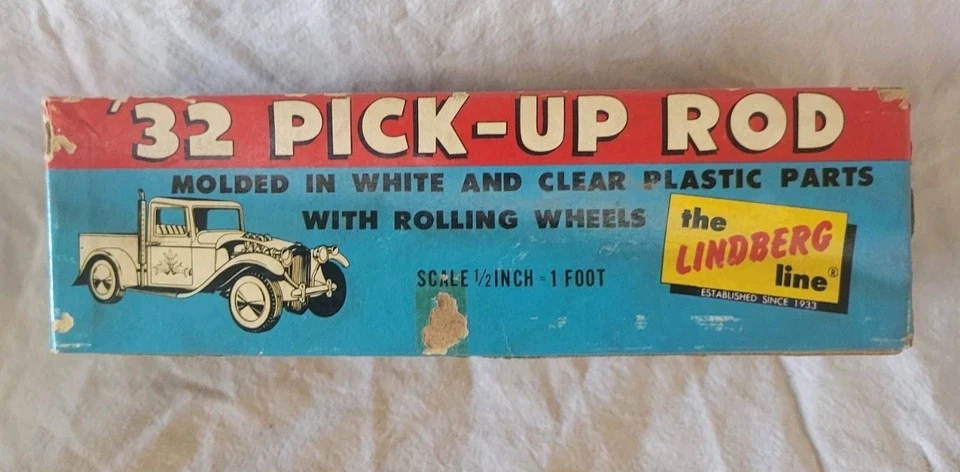 Lindberg 32 Pickup Rod Model Kit 603 UNBUILT - Image 4 of 4
