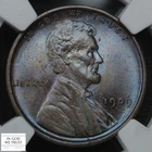 1909 Lincoln Wheat Copper Cent 1C NGC MS 63 BN (Beautiful Toning!)