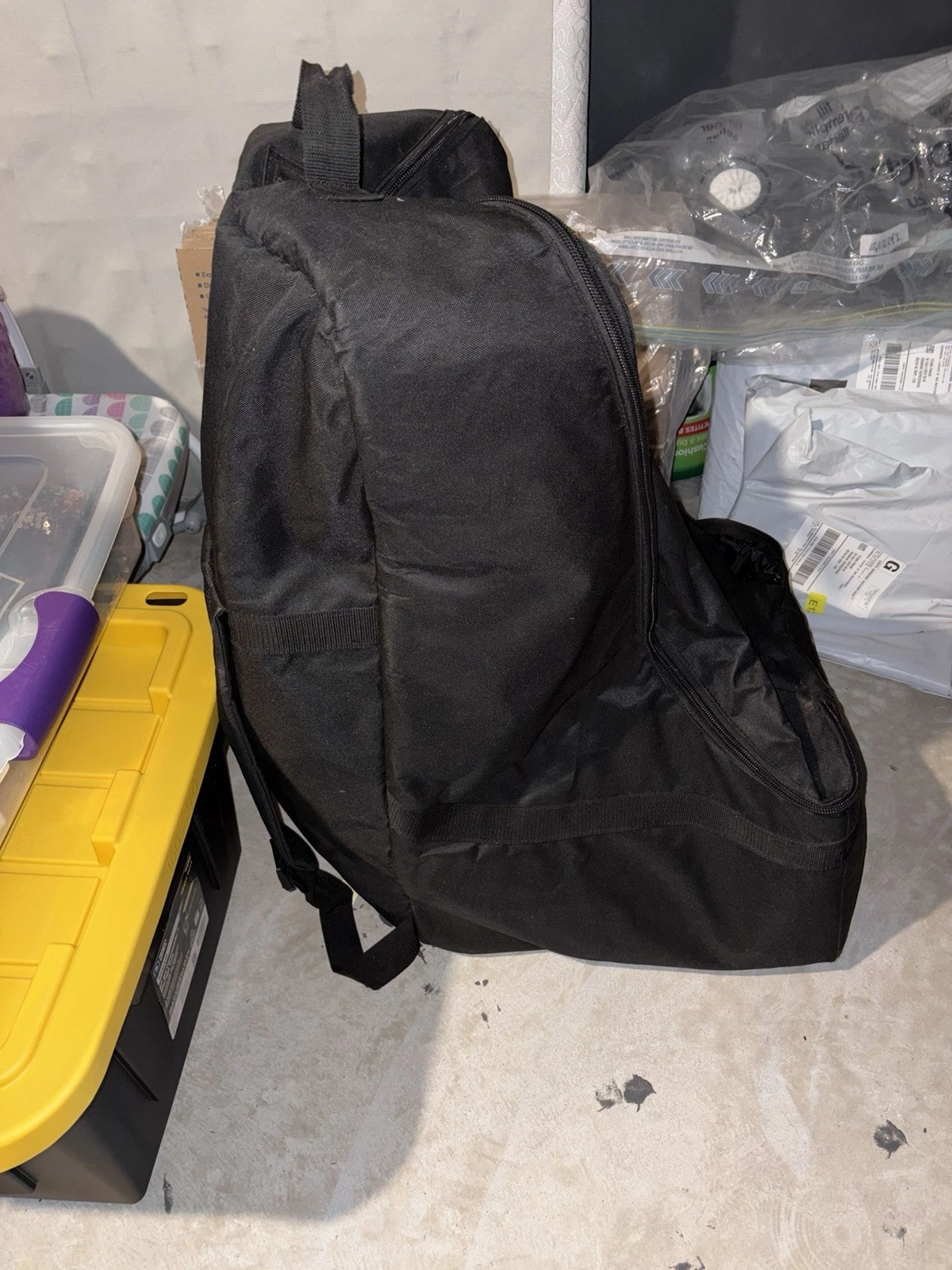 J Childress Black Travel System Bag with Zippered Closure, Backpack Straps
Opens in a new window or