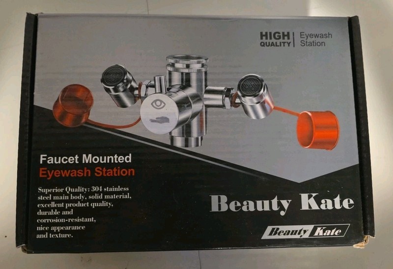 Beauty Kate Faucet Mounted Eye Wash Station Fixture